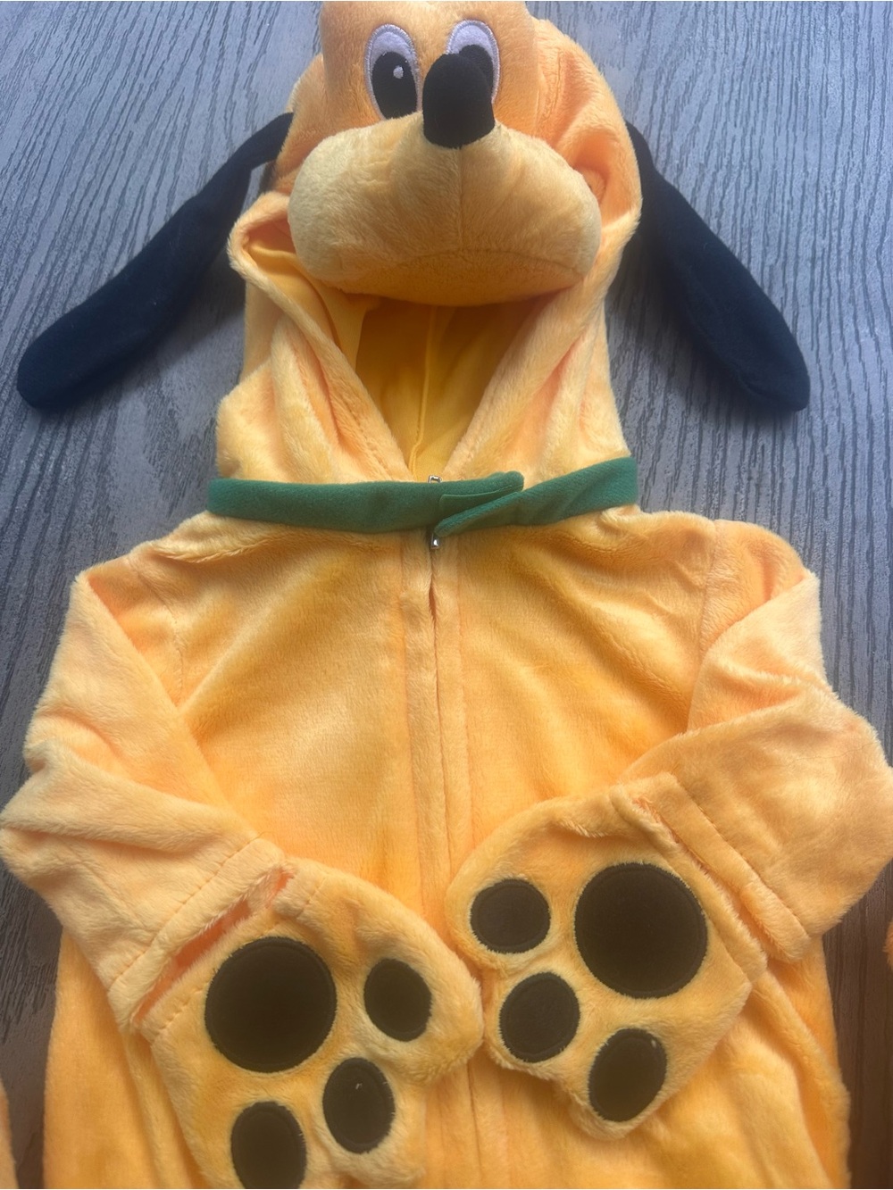 Disney Store Halloween Pluto Flawless Infant Costume 0 To 3 Months W/  Booties